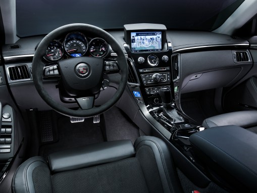 Interior of the 2010 Cadillac CTS-V